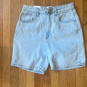Denim shorts